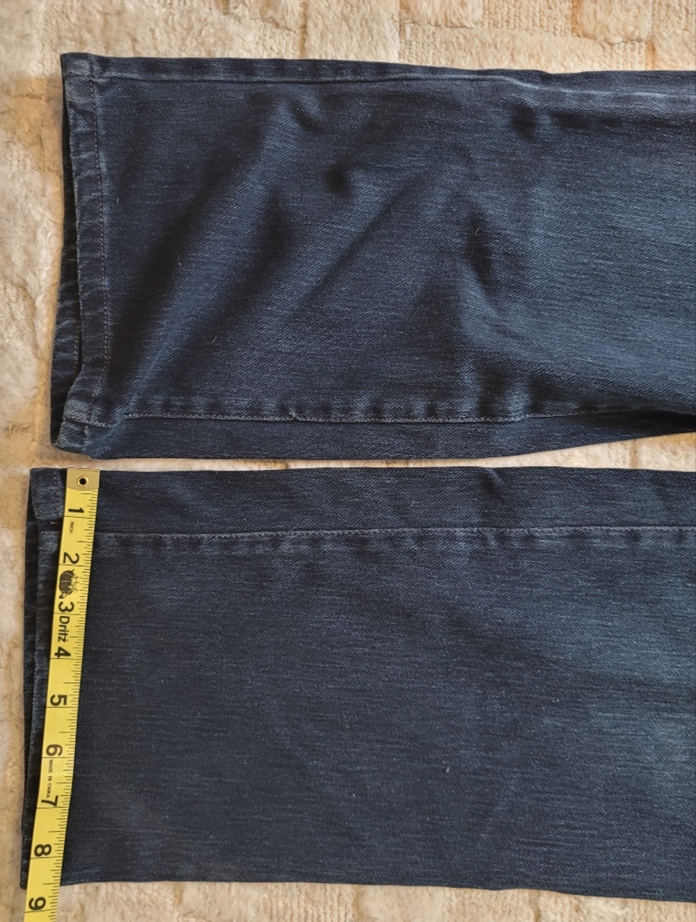 COLDWATER CREEK Dark Blue Straight-Leg Women's Jeans Size 10 - Picture 9 of 12